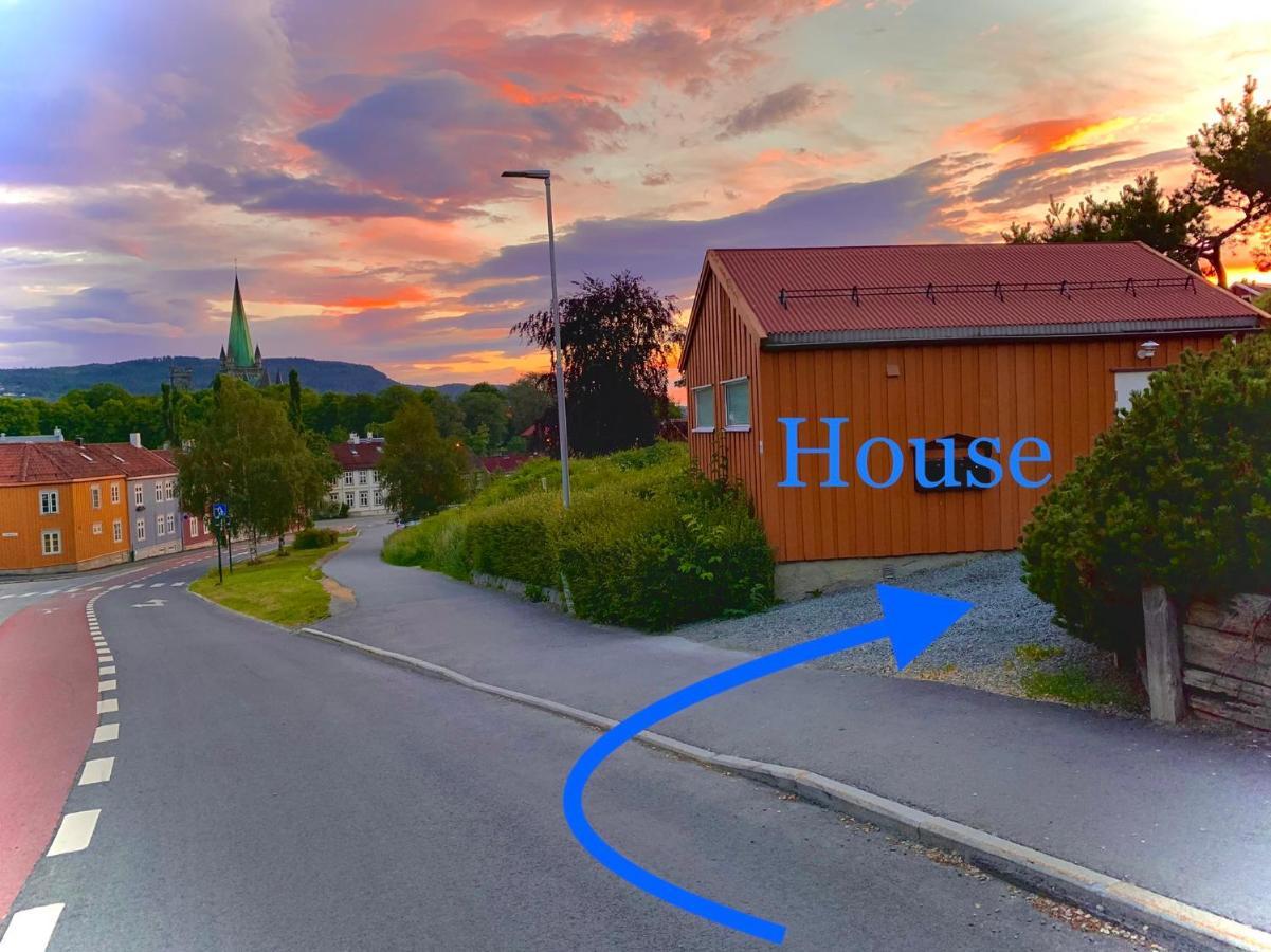 Private House-Terrace-Garden -Parking-Wifi-Smarttv Villa Trondheim Bagian luar foto